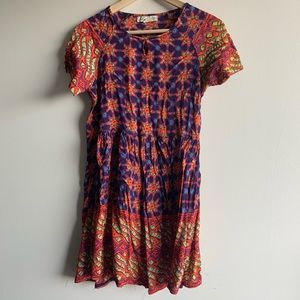 🌟 2/$10 Staring at Stars Patterned Mini Dress S